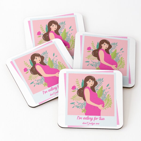 Item preview, Funny, I'm eating for two, don't judge me, maternity themed design designed and sold by NeaftyFinds.