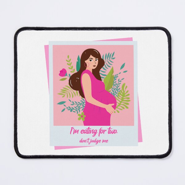 Item preview, Funny, I'm eating for two, don't judge me, maternity themed design designed and sold by NeaftyFinds.