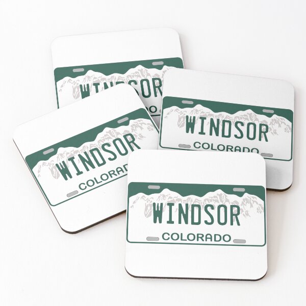 Item preview, Windsor Colorado License Plate designed and sold by Decal Mania.