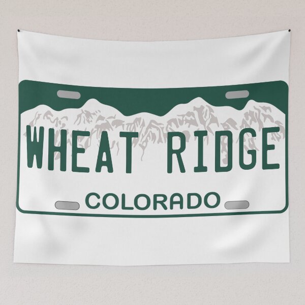 Item preview, Wheat Ridge Colorado License Plate designed and sold by Decal Mania.