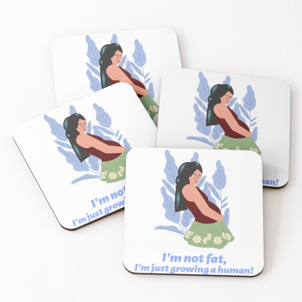 Item preview, Funny, I'm not fat, I'm just growing a human! maternity theme design designed and sold by NeaftyFinds.