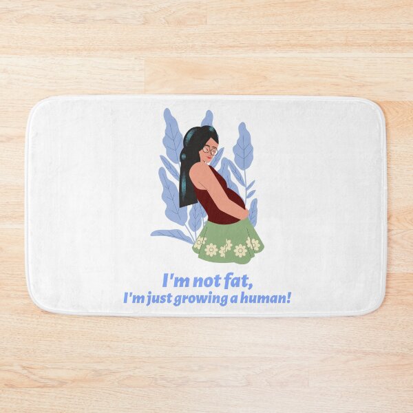 Item preview, Funny, I'm not fat, I'm just growing a human! maternity theme design designed and sold by NeaftyFinds.
