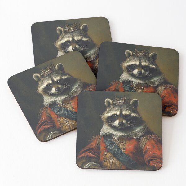 Item preview, Rusty the Renaissance Racoon Portrait designed and sold by MobAesthetic.