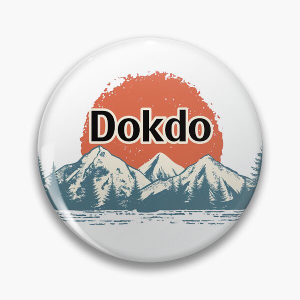 Item preview, Dokdo Sunrise: Majestic Mountain Range Vintage Art designed and sold by Retro Travel Design.