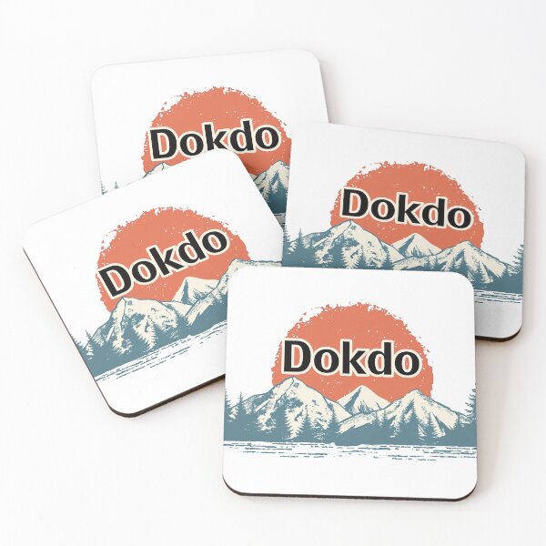 Item preview, Dokdo Sunrise: Majestic Mountain Range Vintage Art designed and sold by Retro Travel Design.