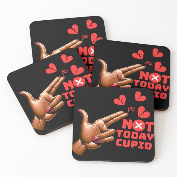 Item preview, Not Today Cupid Red | Anti-Valentine's Humor designed and sold by Zuriel Hargrove.
