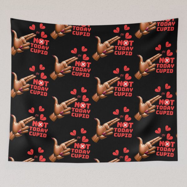 Item preview, Not Today Cupid Red | Anti-Valentine's Humor designed and sold by Zuriel Hargrove.