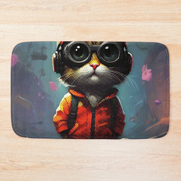 Item preview, Paws in Pixels: A Cat's VR Wonderland Adventure designed and sold by purrfect pattern.