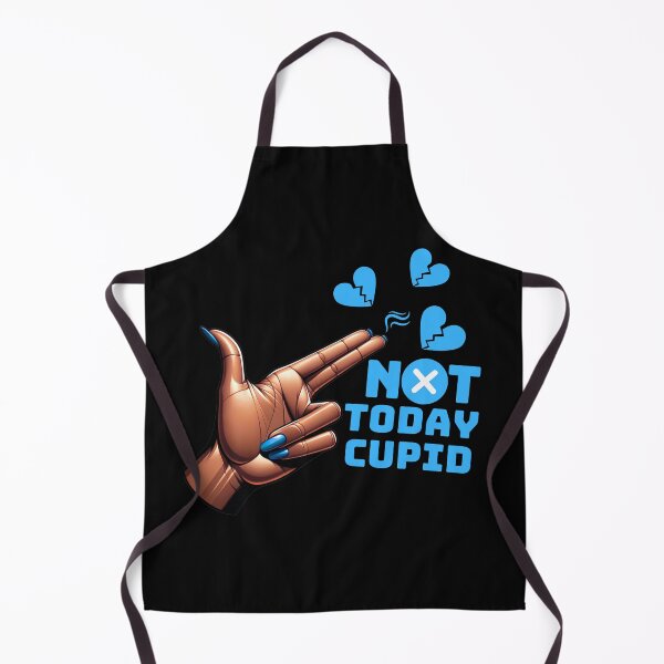 Item preview, Cupid's Off Duty Blue | Not Today Cupid | Anti-Valentine's Day designed and sold by Zuriel Hargrove.