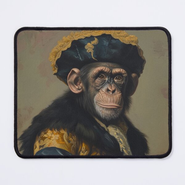 Item preview, Captain Le Monke - Renaissance Portrait designed and sold by MobAesthetic.
