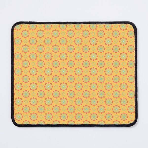 Item preview, Orange & Blue Flower Repeating Seamless Continuous Pattern Design designed and sold by Alchemy-A-La-G.