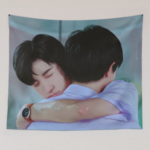 Item preview, TinnGun rain scene "My School President" series digital painting/drawing designed and sold by MintyLix.