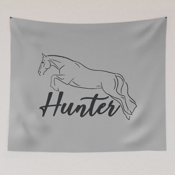 Item preview, Hunter Horse Sketch with Black Text designed and sold by DappledMoon.