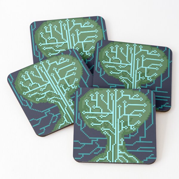 Item preview, Pixel Art Circuit Tree designed and sold by PixelCarvel.
