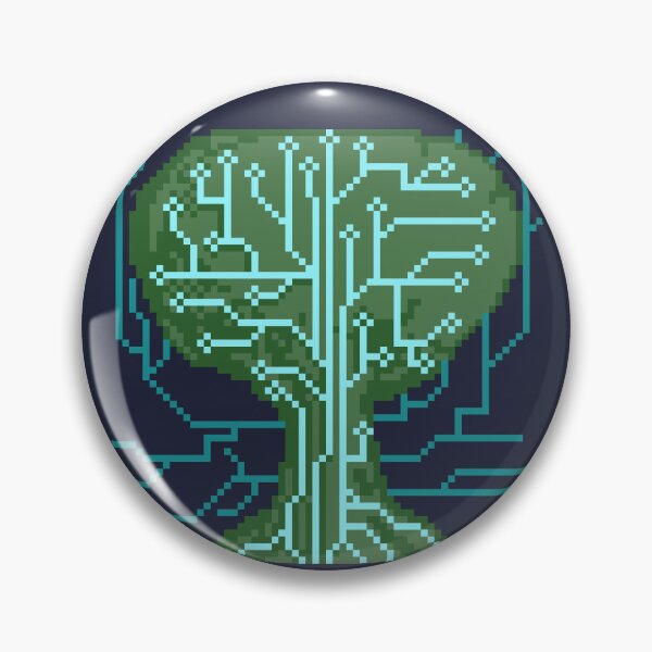 Item preview, Pixel Art Circuit Tree designed and sold by PixelCarvel.
