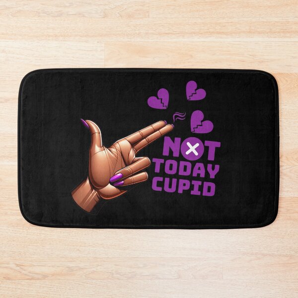 Item preview, Swipe Left on Cupid Purple | Not Today Cupid | Humorous Bold Anti-Valentine's Day designed and sold by Zuriel Hargrove.