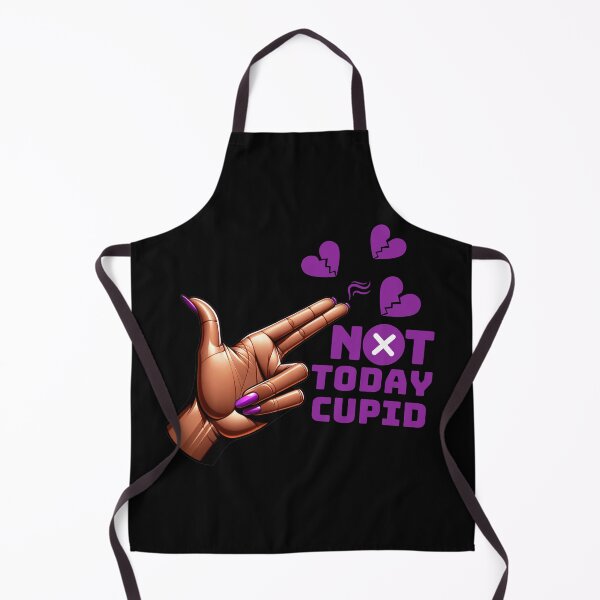 Item preview, Swipe Left on Cupid Purple | Not Today Cupid | Humorous Bold Anti-Valentine's Day designed and sold by Zuriel Hargrove.
