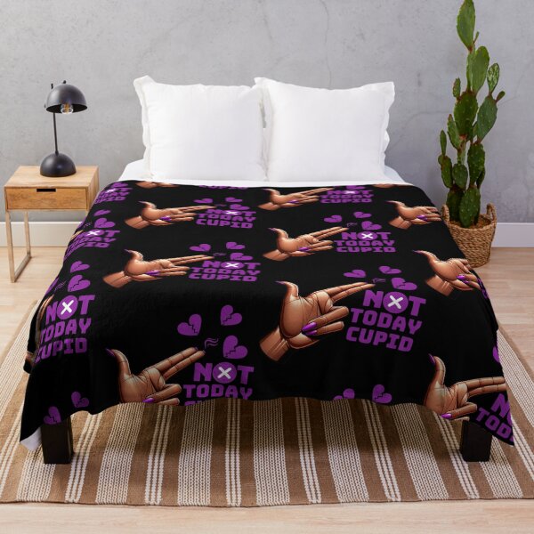 Item preview, Swipe Left on Cupid Purple | Not Today Cupid | Humorous Bold Anti-Valentine's Day designed and sold by Zuriel Hargrove.
