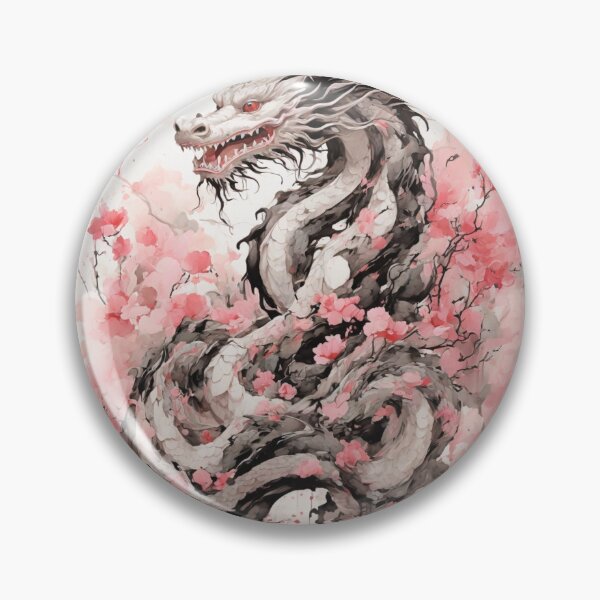Item preview, Ink Elegance: Close-Up of  Adorable Chinese Dragon designed and sold by RedArtG09.