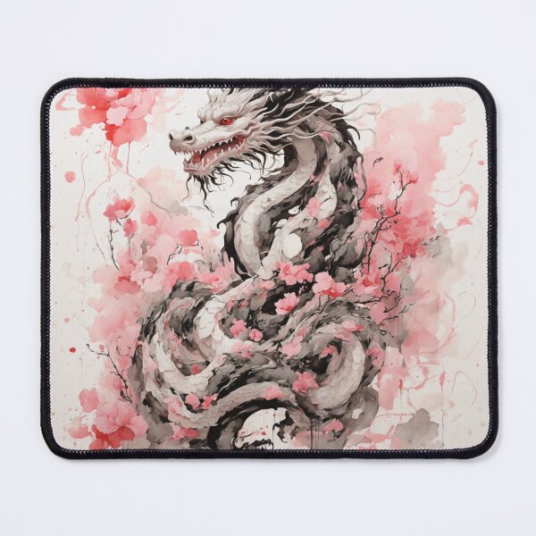Item preview, Ink Elegance: Close-Up of  Adorable Chinese Dragon designed and sold by RedArtG09.