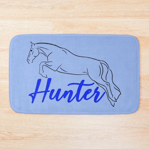 Item preview, Black Hunter Horse Sketch with Blue Text designed and sold by DappledMoon.