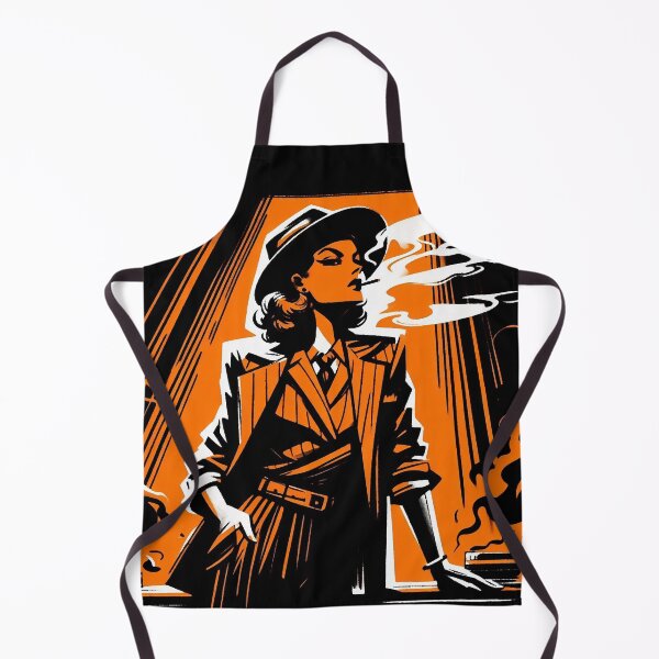 Item preview, Noir Female Criminal in a Smoky Bar [Vintage, Retro] designed and sold by RESToRAPTOR.