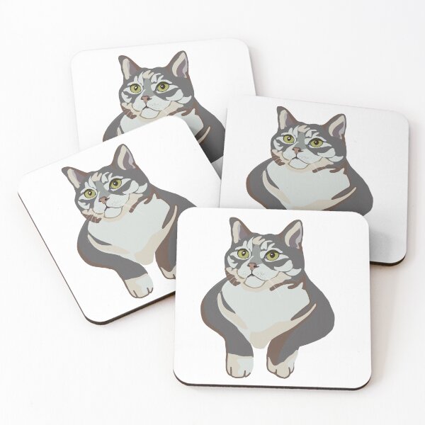 Item preview, Grey Cat - Gray Cat designed and sold by Insiya Pardiwala.