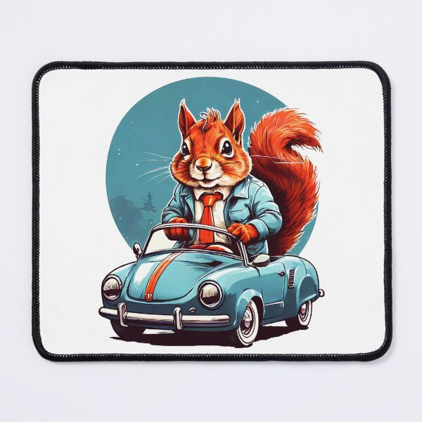 Item preview, Squirrel Riding a Super Car designed and sold by WIKWOK.