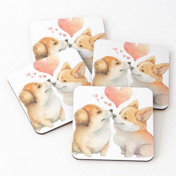 Item preview, Cute Corgi puppy love! designed and sold by fribabywonder.