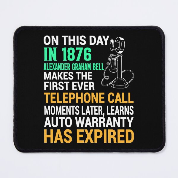Item preview, Alexander Bell discovers his auto warranty expired designed and sold by Freshestgoods.