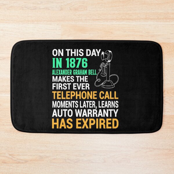 Item preview, Alexander Bell discovers his auto warranty expired designed and sold by Freshestgoods.