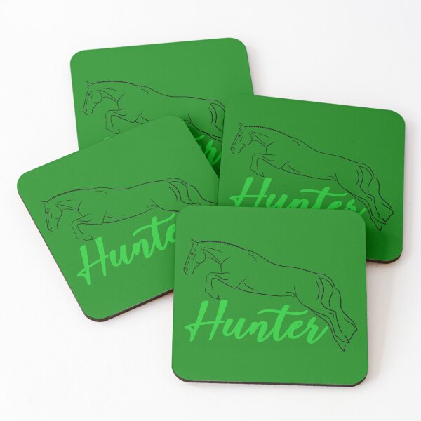 Item preview, Black Hunter Horse Sketch with Green Text designed and sold by DappledMoon.