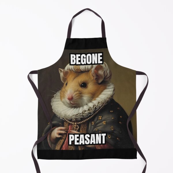 Item preview, Begone Peasant Aristocat Hamster Portrait designed and sold by MobAesthetic.