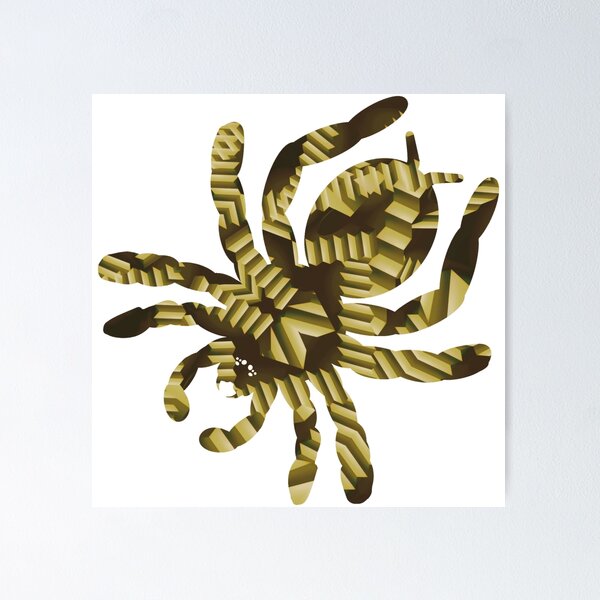 Item preview, Yellow Liminal Stairs Tarantula designed and sold by IgorAndMore.