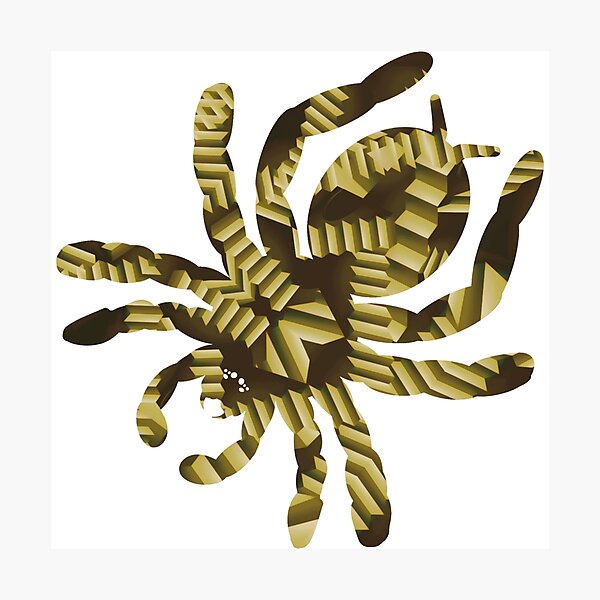 Item preview, Yellow Liminal Stairs Tarantula designed and sold by IgorAndMore.