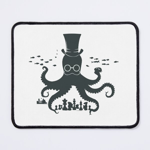 Item preview, Octopus plays chess underwater designed and sold by TheRealmWithin.