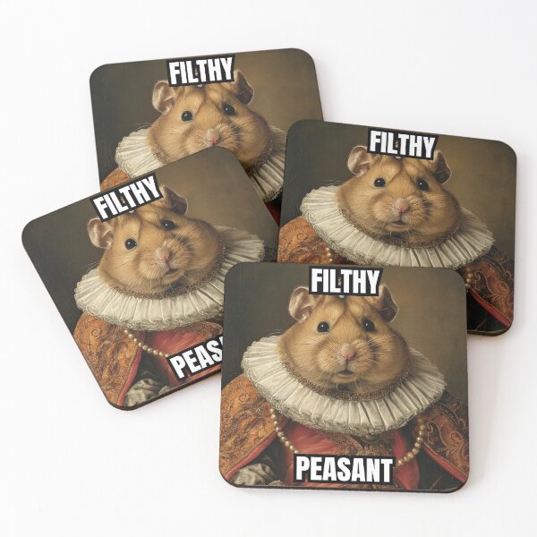 Item preview, Filthy Peasant Aristocat Hamster Portrait designed and sold by MobAesthetic.