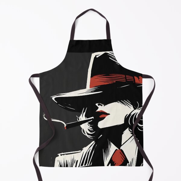 Item preview, Noir Femme Fatale in Hat [Vintage, Retro] designed and sold by RESToRAPTOR.