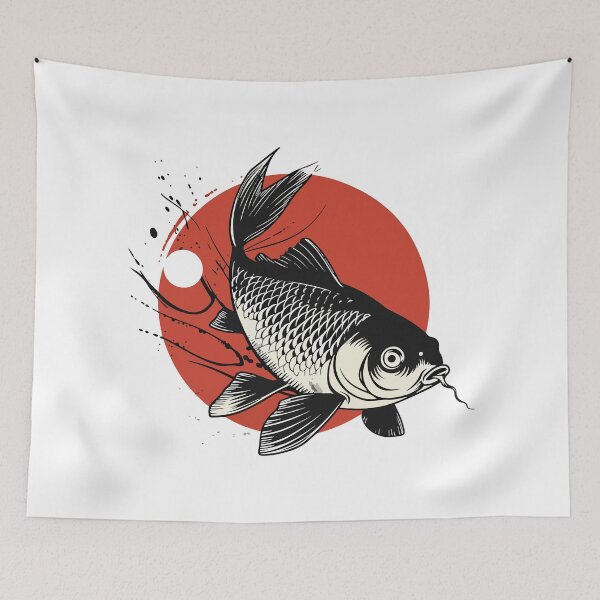 Item preview, Carpa koi retro designed and sold by TheRealmWithin.