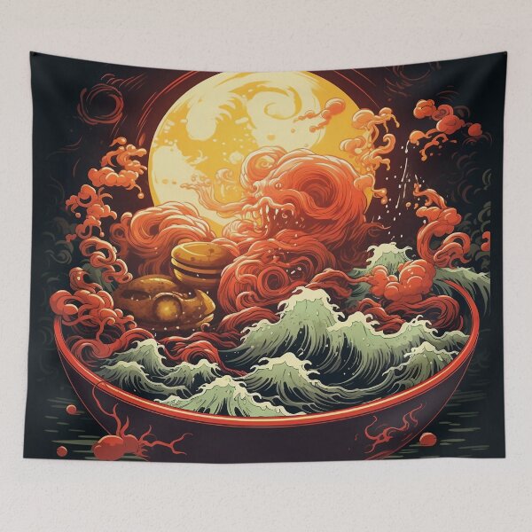 Item preview, Ramen Noodle Monster designed and sold by Obsidian Ink by Wilshire.