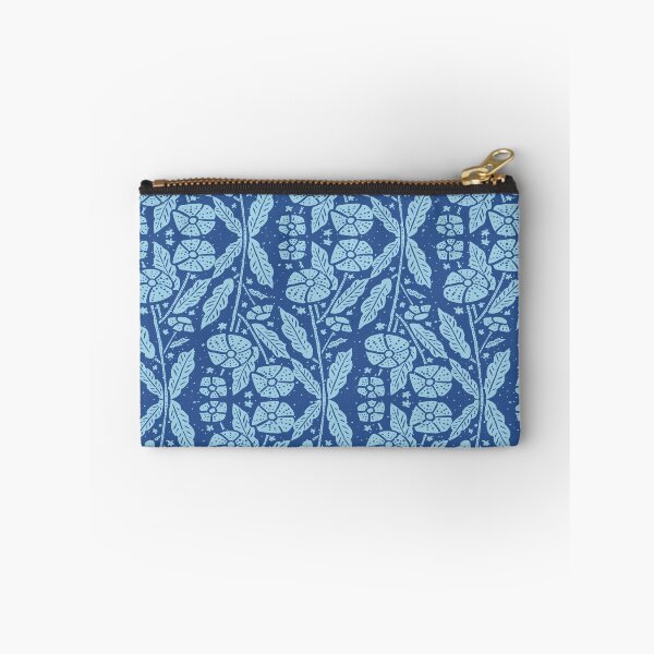 Item preview, blue filled batik flower  designed and sold by tamongg14.