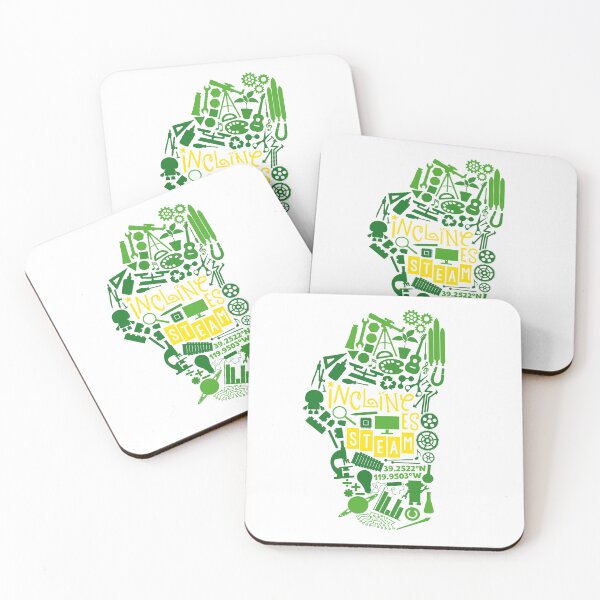Item preview, Incline ES STEAM Lake Tahoe - Green&Yellow designed and sold by tahoekerri.