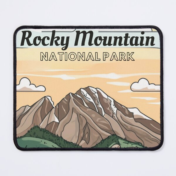 Item preview, Rocky Mountains National Park designed and sold by WatercolorWilds.