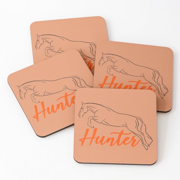 Item preview, Black Hunter Horse Sketch with Orange Text designed and sold by DappledMoon.