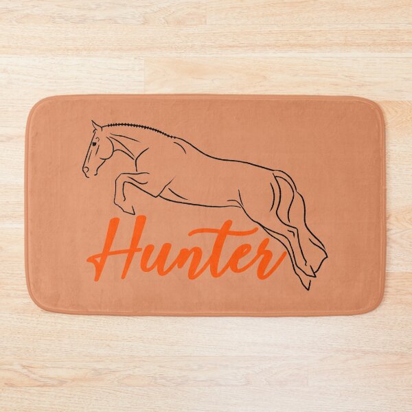 Item preview, Black Hunter Horse Sketch with Orange Text designed and sold by DappledMoon.