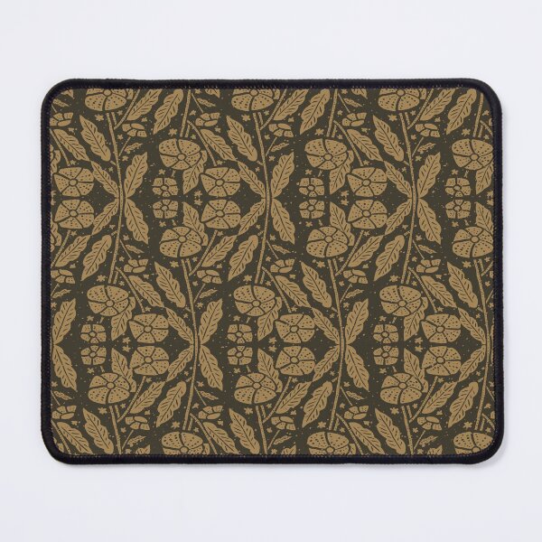 Item preview, Dark brown filled batik flower  designed and sold by tamongg14.