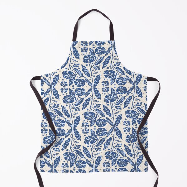 Artikelvorschau, Indigo gefüllte Batikblume auf weißem Hintergrund entworfen und verkauft von tamongg14.