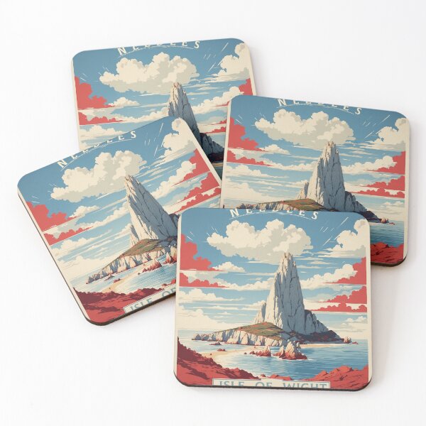 Item preview, Isle of Wight Needles England Vintage Poster Tourism  designed and sold by TravelersGems.