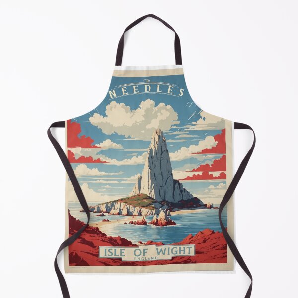 Item preview, Isle of Wight Needles England Vintage Poster Tourism designed and sold by TravelersGems.