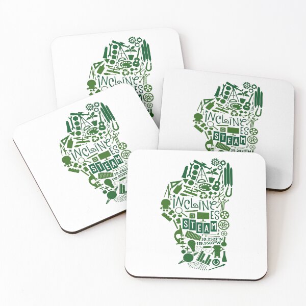 Item preview, Incline ES STEAM Lake Tahoe - Dark Greens designed and sold by tahoekerri.